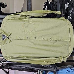 Dockers Mens Long Sleeve Button up shirt, Medium, 15 1/2, 32-33